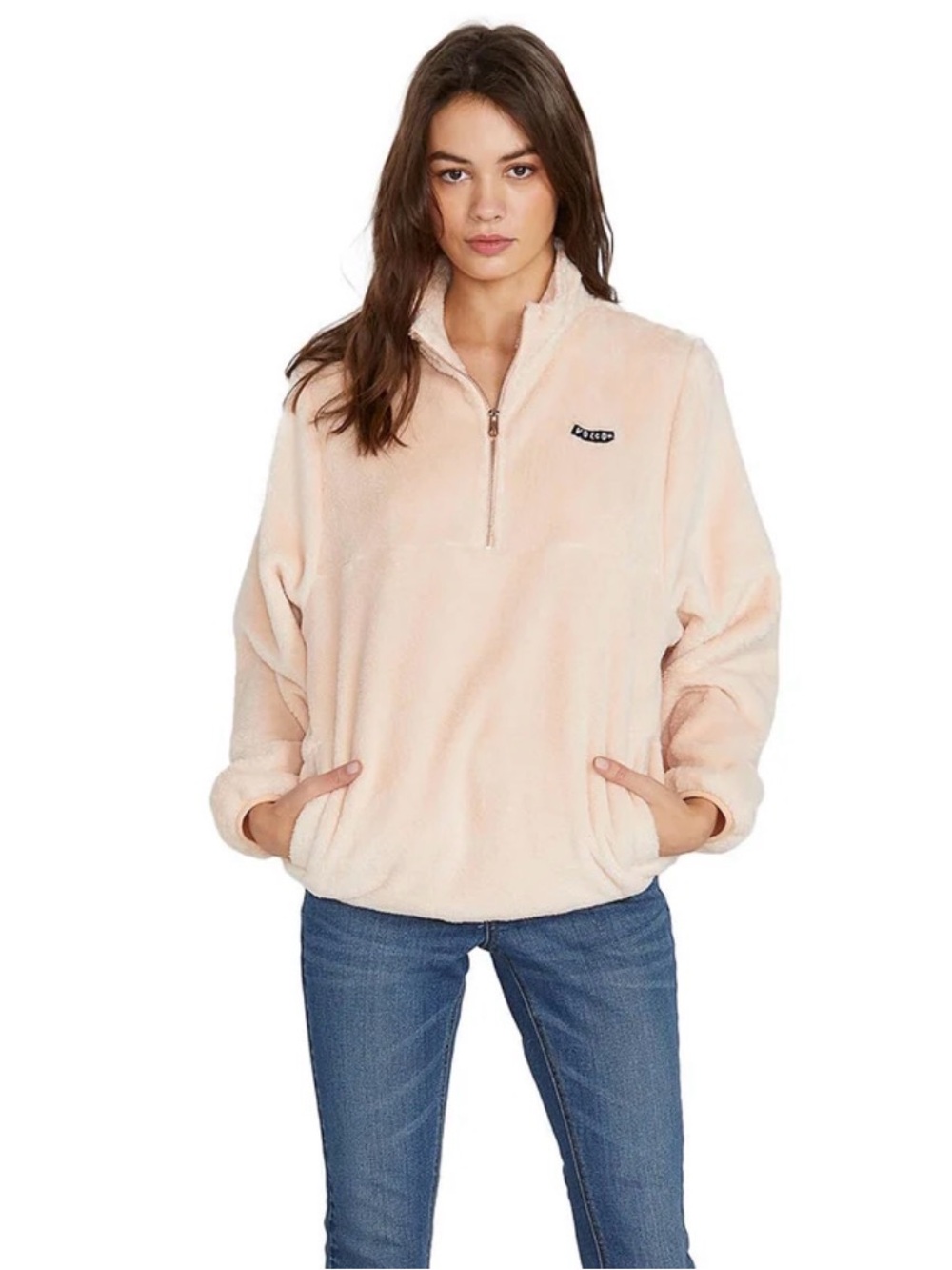 Volcom Pheelin Phuzzy Pullover - Dusty Rose